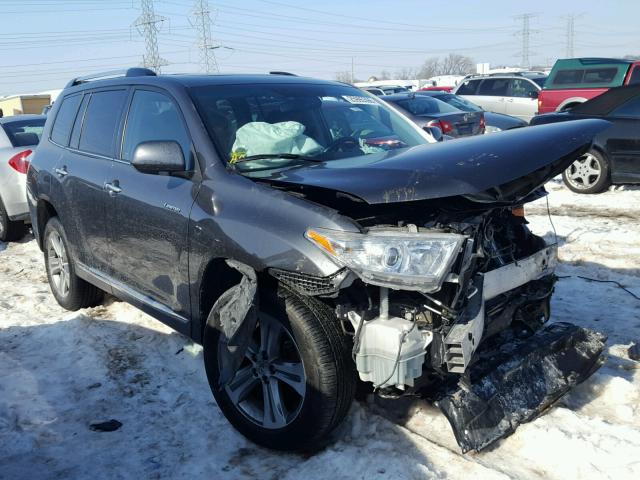 5TDDK3EHXBS051114 - 2011 TOYOTA HIGHLANDER GRAY photo 1