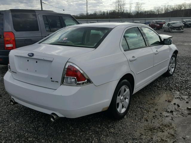 3FAFP071X6R130922 - 2006 FORD FUSION SE WHITE photo 4