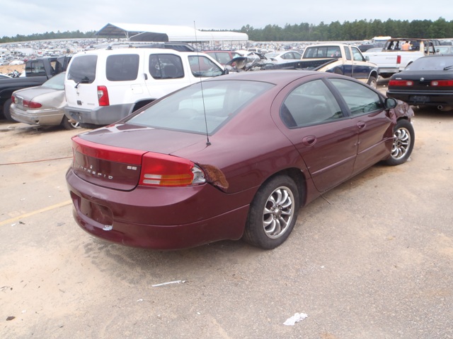 2B3HD46R22H218252 - 2002 DODGE INTREPID S 勃艮第红 照片 4