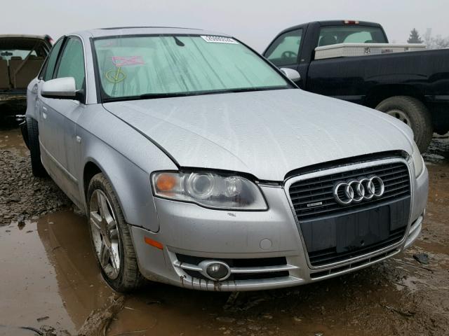 WAUDF78E67A090555 - 2007 AUDI A4 2.0T QU SILVER photo 1