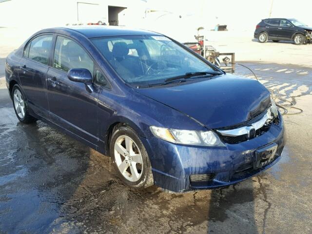 2HGFA16649H508930 - 2009 HONDA CIVIC BLUE photo 1