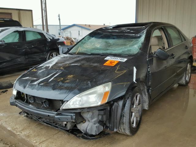 1HGCM66534A089877 - 2004 HONDA ACCORD EX GREEN photo 2