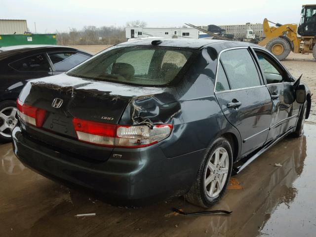 1HGCM66534A089877 - 2004 HONDA ACCORD EX GREEN photo 4