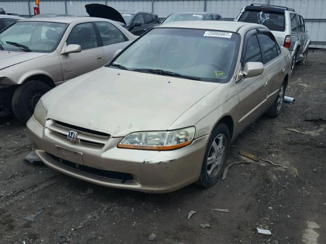 JHMCG6694YC012890 - 2000 HONDA ACCORD SE GOLD photo 2