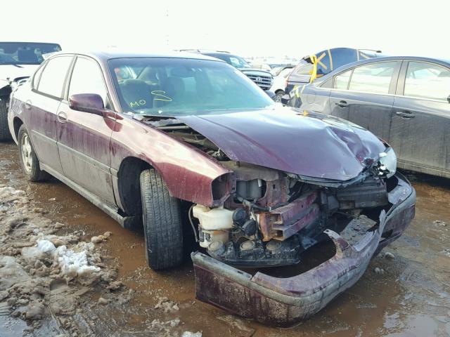 2G1WF52E849115139 - 2004 CHEVROLET IMPALA PURPLE photo 1