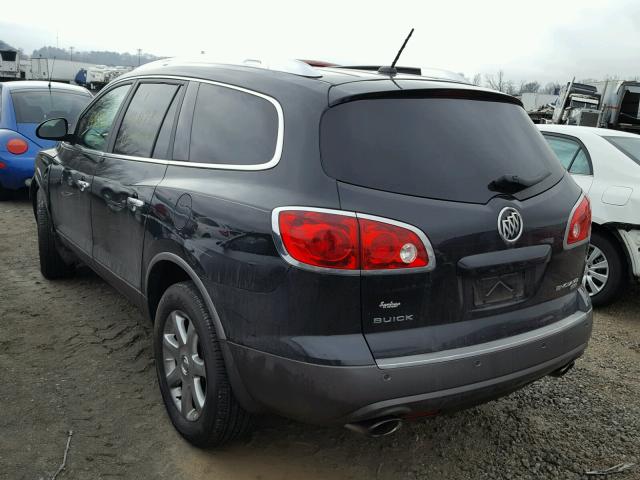 5GAER23D59J100805 - 2009 BUICK ENCLAVE CX BLACK photo 3