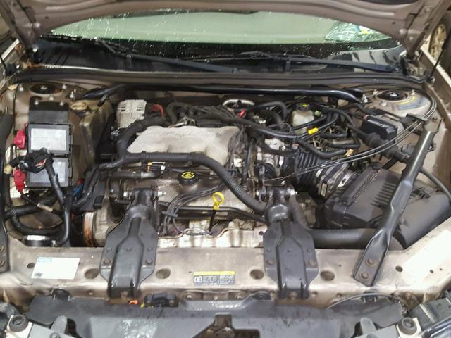 2G1WF52E929121366 - 2002 CHEVROLET IMPALA GOLD photo 7