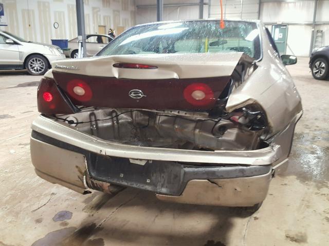 2G1WF52E929121366 - 2002 CHEVROLET IMPALA 金色 照片 9