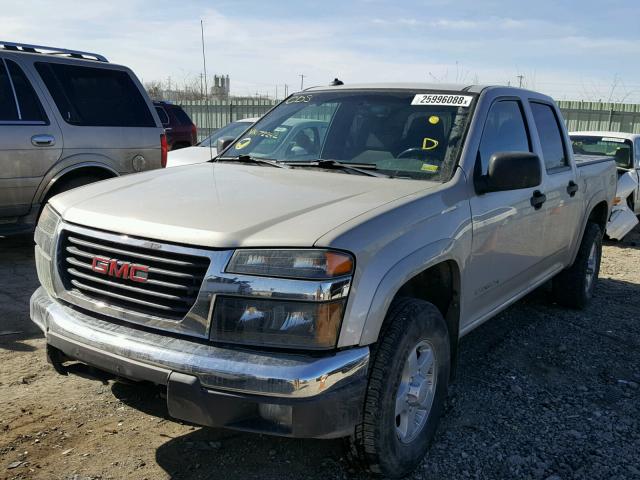 1GTDT136558172242 - 2005 GMC CANYON TAN photo 2