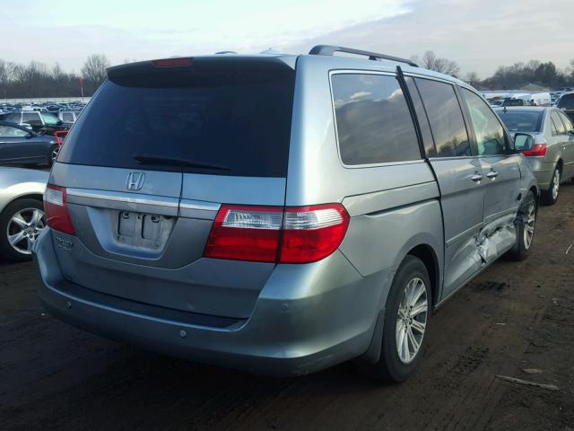 5FNRL38856B104018 - 2006 HONDA ODYSSEY TO BLUE photo 4