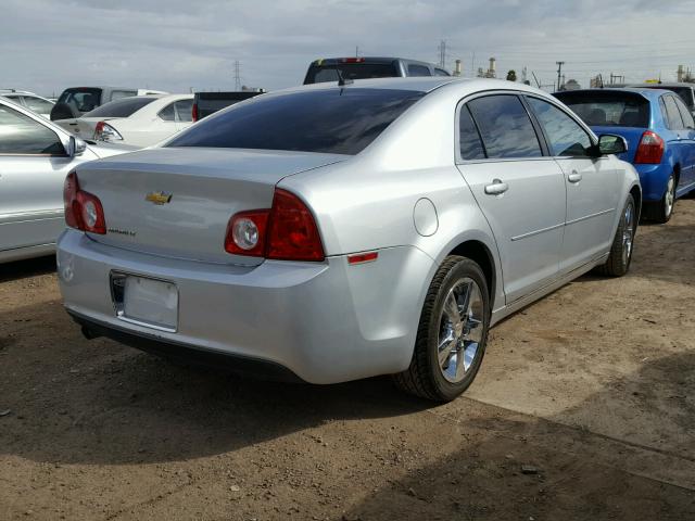 1G1ZD5EB1AF306330 - 2010 CHEVROLET MALIBU 2LT SILVER photo 4