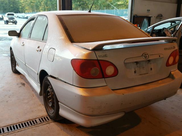 1NXBR30E08Z990966 - 2008 TOYOTA COROLLA CE SILVER photo 3