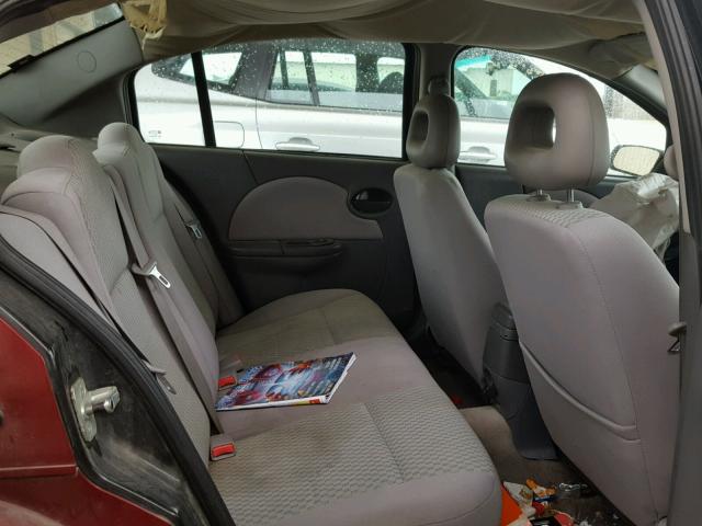 1G8AJ55FX6Z172224 - 2006 SATURN ION LEVEL 红色 照片 6