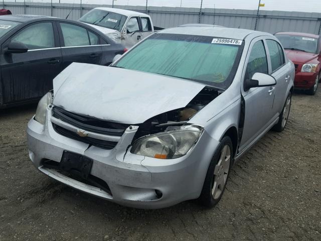 1G1AF5F59A7200413 - 2010 CHEVROLET COBALT 2LT SILVER photo 2