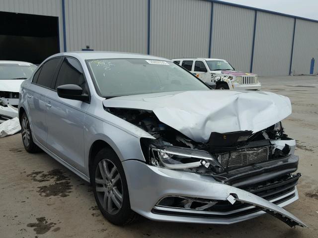 3VW2K7AJ6FM242197 - 2015 VOLKSWAGEN JETTA BASE 银色 照片 1