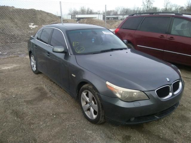 WBANF33586CS35246 - 2006 BMW 525 XI GRAY photo 1