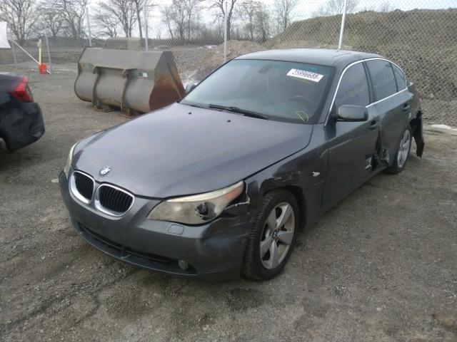 WBANF33586CS35246 - 2006 BMW 525 XI GRAY photo 2