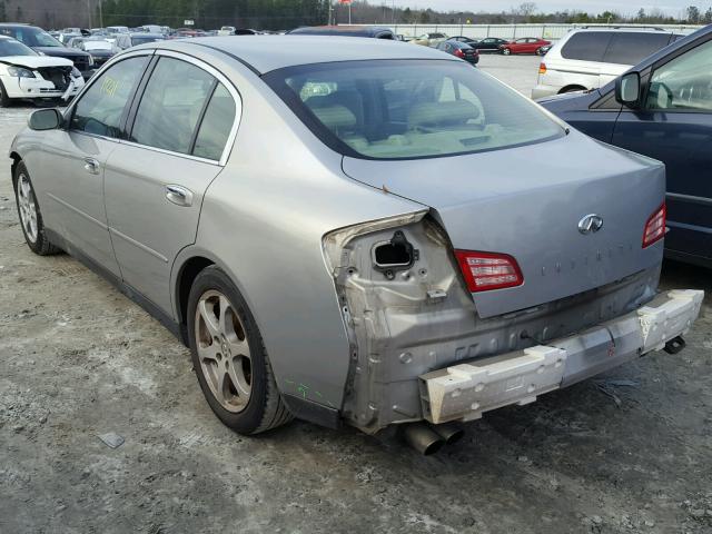 JNKCV51E83M309989 - 2003 INFINITI G35 SILVER photo 3