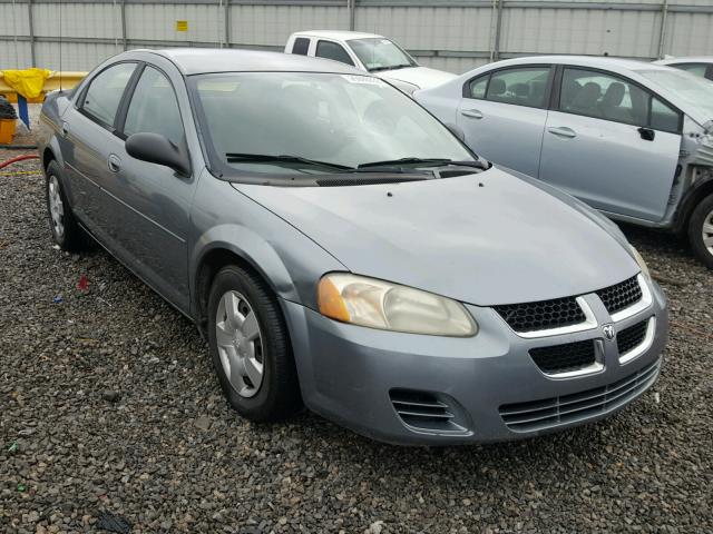 1B3EL46X36N195906 - 2006 DODGE STRATUS SX GRAY photo 1