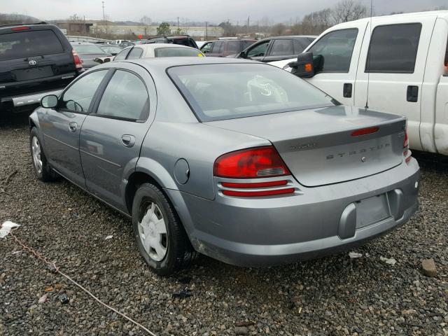 1B3EL46X36N195906 - 2006 DODGE STRATUS SX GRAY photo 3