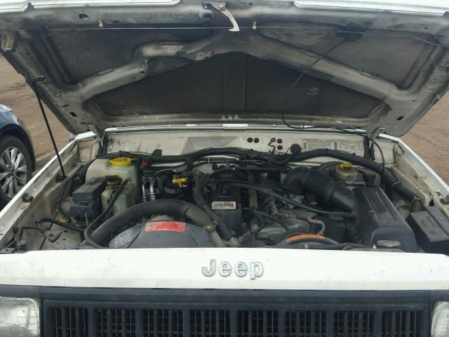 1J4FJ28SXTL235382 - 1996 JEEP CHEROKEE S WHITE photo 7