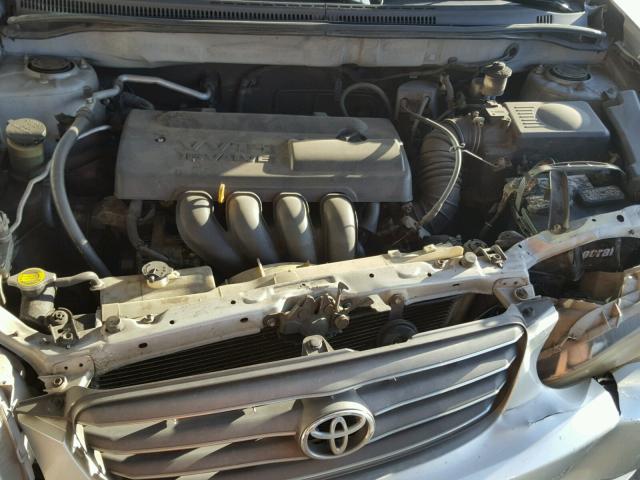 1NXBR32E64Z215496 - 2004 TOYOTA COROLLA CE SILVER photo 7