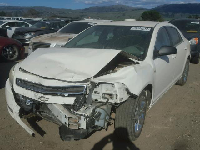 1G1ZG57N08F228468 - 2008 CHEVROLET MALIBU LS WHITE photo 2