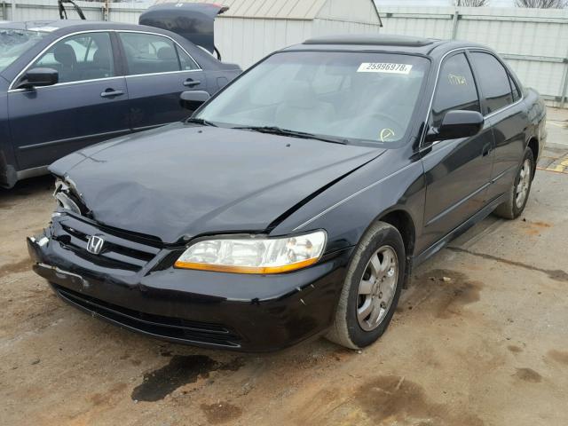 1HGCG56671A033916 - 2001 HONDA ACCORD EX BLACK photo 2