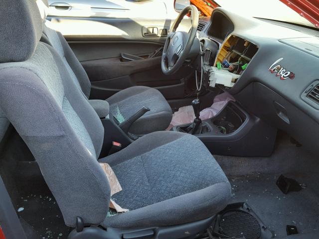 1HGEJ8140TL056799 - 1996 HONDA CIVIC EX წითელი ფოტო 5