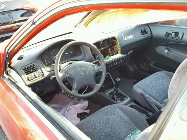 1HGEJ8140TL056799 - 1996 HONDA CIVIC EX წითელი ფოტო 9