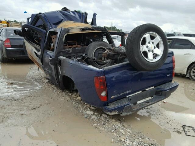1GCDSCFE1C8131458 - 2012 CHEVROLET COLORADO L BLUE photo 3