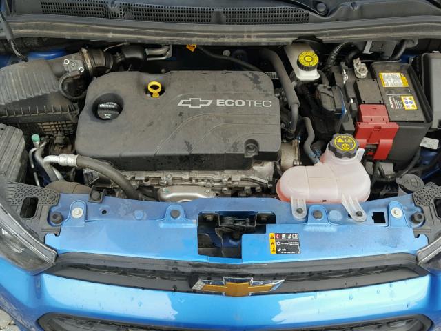 KL8CB6SAXHC704659 - 2017 CHEVROLET SPARK LS BLUE photo 7