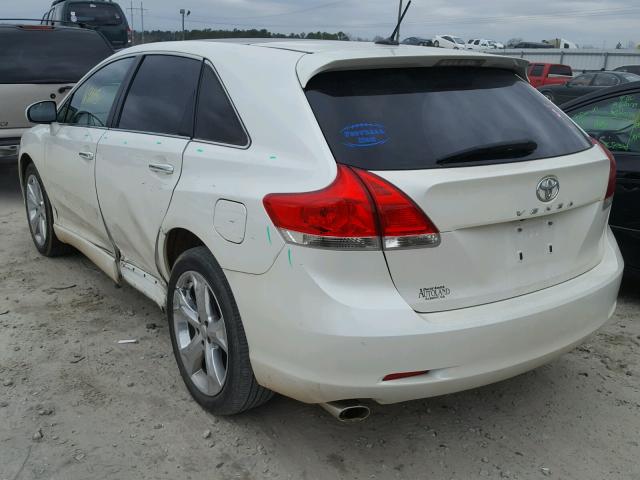 4T3ZK11A39U013350 - 2009 TOYOTA VENZA BASE WHITE photo 3