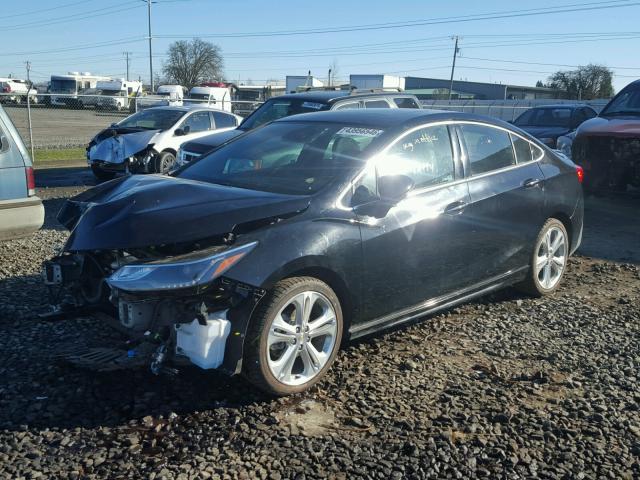 1G1BG5SM3G7237352 - 2016 CHEVROLET CRUZE PREM BLACK photo 2