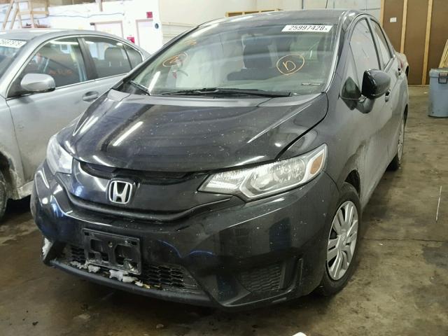 JHMGK5H57GX007095 - 2016 HONDA FIT LX Noir photo 2