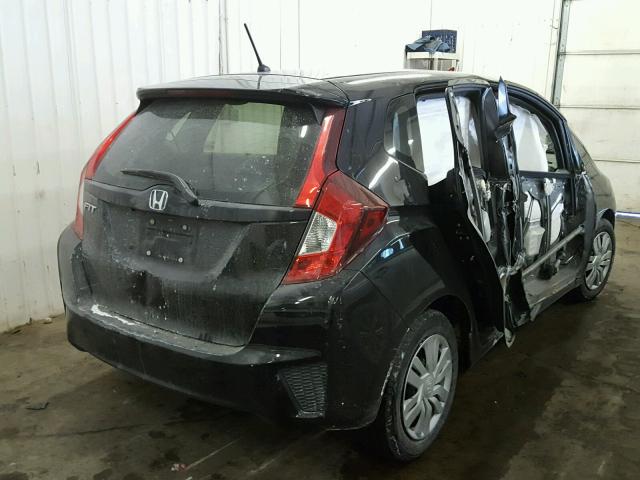 JHMGK5H57GX007095 - 2016 HONDA FIT LX Noir photo 4