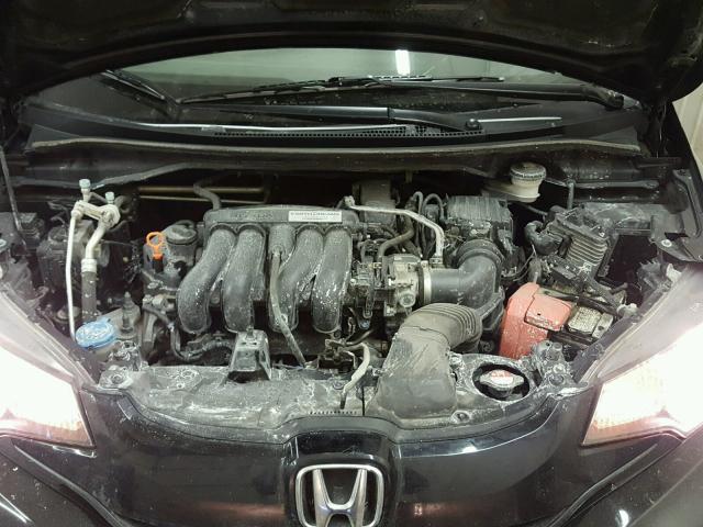 JHMGK5H57GX007095 - 2016 HONDA FIT LX Noir photo 7