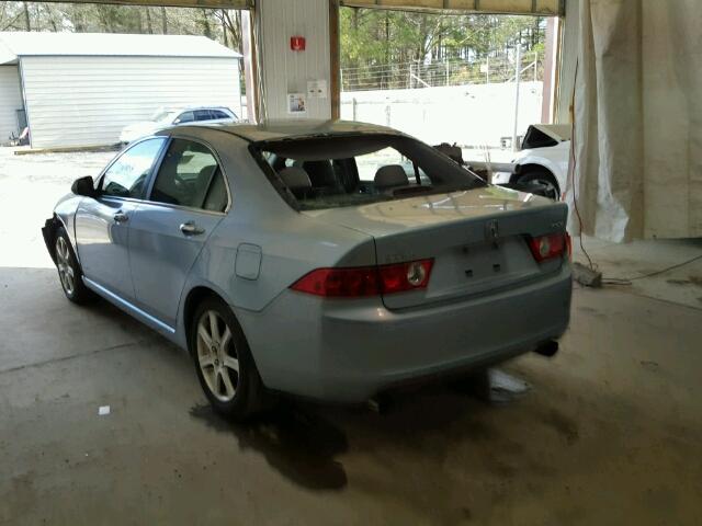 JH4CL96814C009346 - 2004 ACURA TSX BLUE photo 3