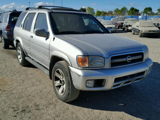 JN8DR09XX2W656962 - 2002 NISSAN PATHFINDER SILVER photo 1