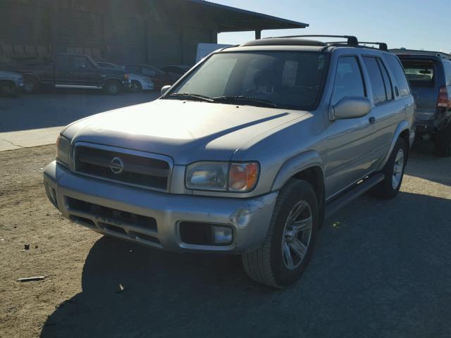 JN8DR09XX2W656962 - 2002 NISSAN PATHFINDER SILVER photo 2