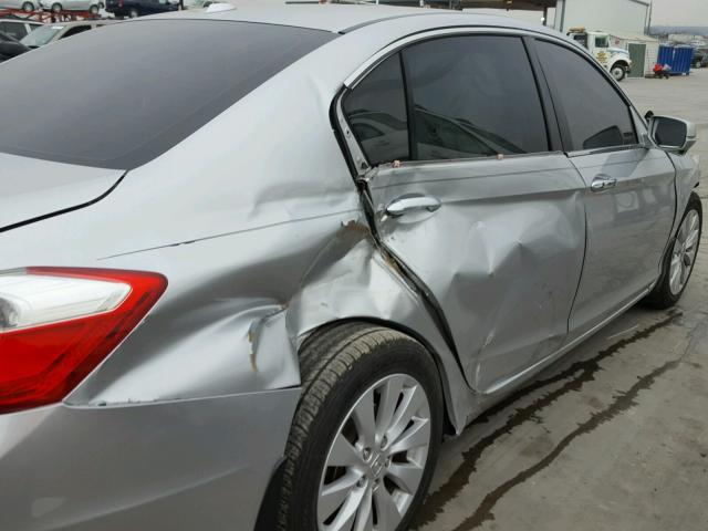 1HGCR2F83DA172309 - 2013 HONDA ACCORD EXL SILVER photo 9