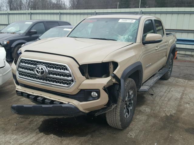 3TMCZ5AN6HM068693 - 2017 TOYOTA TACOMA DOU TAN photo 2