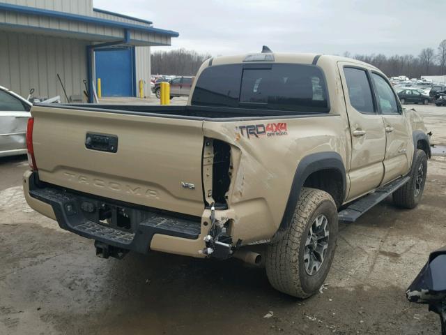 3TMCZ5AN6HM068693 - 2017 TOYOTA TACOMA DOU TAN photo 4