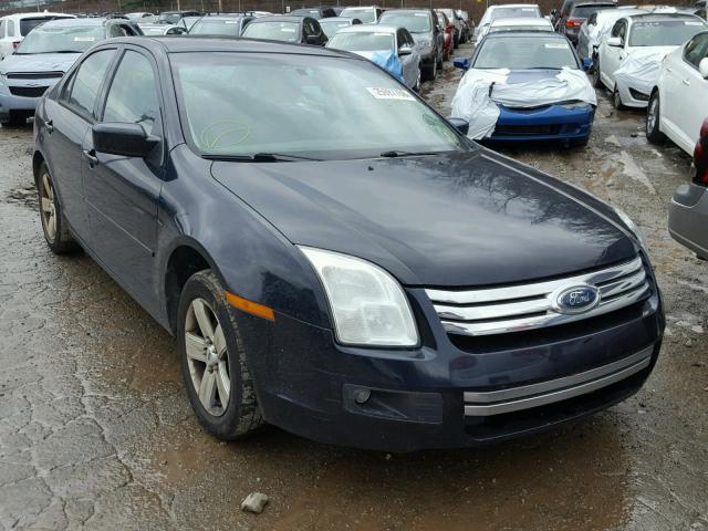 3FAHP07108R254435 - 2008 FORD FUSION SE BLUE photo 1