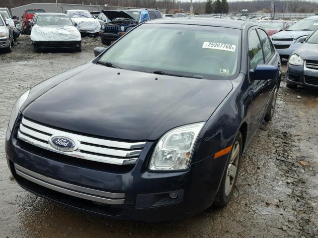 3FAHP07108R254435 - 2008 FORD FUSION SE BLUE photo 2