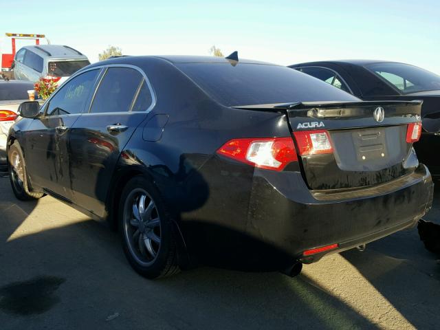 JH4CU2F62AC037543 - 2010 ACURA TSX BLACK photo 3