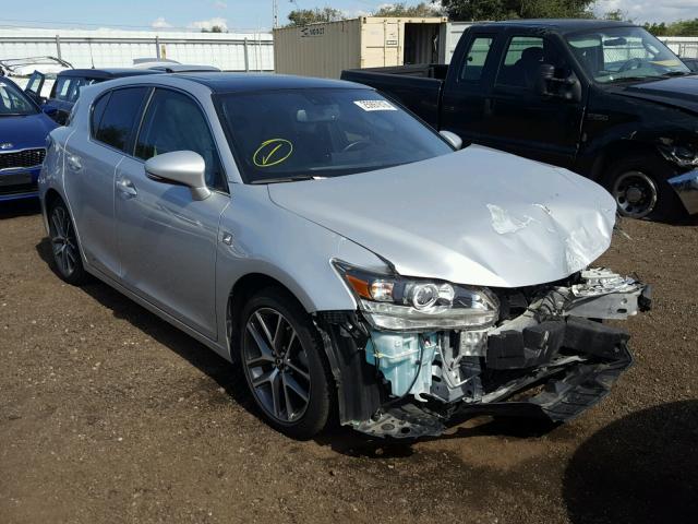 JTHKD5BH5E2200279 - 2014 LEXUS CT 200 SILVER photo 1