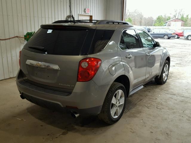 2GNFLDE55C6276075 - 2012 CHEVROLET EQUINOX LT GRAY photo 4