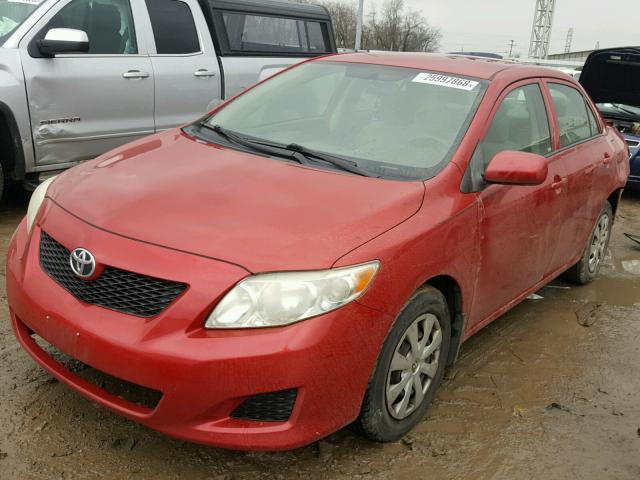 JTDBL40E99J031466 - 2009 TOYOTA COROLLA BA RED photo 2