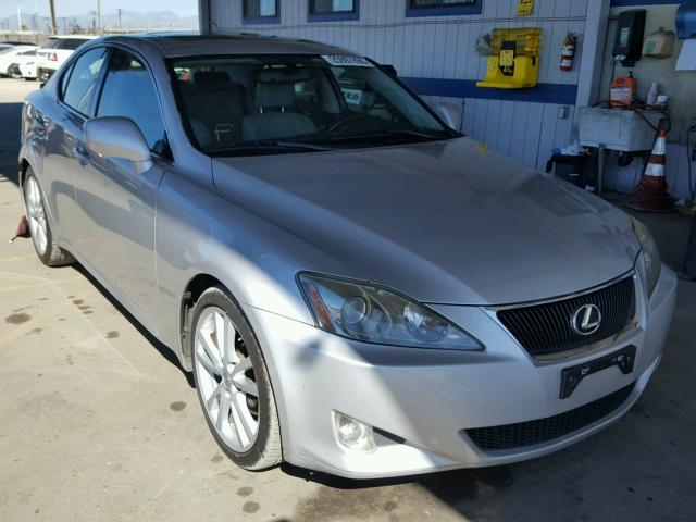 JTHBK262472044295 - 2007 LEXUS IS 250 SILVER photo 1